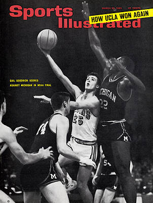 UCLA vs. Michigan 1965 Basketball Final Photograph