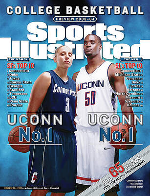 Diana Taurasi and Emeka Okafor UConn Wall Art