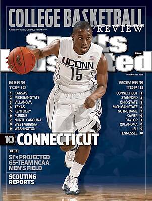 UConn Basketball Star Dribbling Photograph