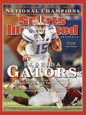Tim Tebow Leads Gators to Victory Wall Art