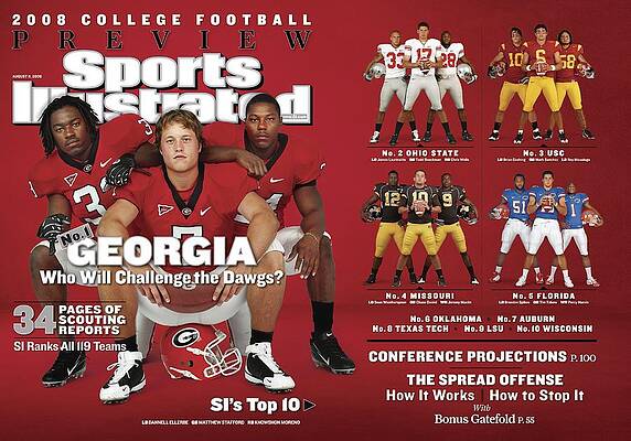 2008 Sports Illustrated College Football Preview Wall Art