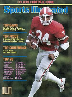 Herschel Walker on Sports Illustrated Cover Photograph
