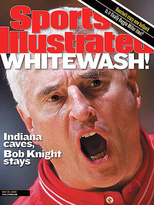 Sports Illustrated Bob Knight Cover Photograph