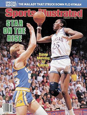 Danny Manning Basketball Action Wall Art