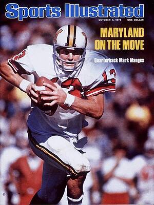 Maryland Photograph - University Of Maryland Qb Mark Manges Sports Illustrated Cover by Sports Illustrated