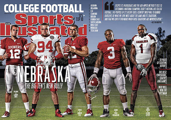 College Football Stars on Sports Illustrated Wall Art