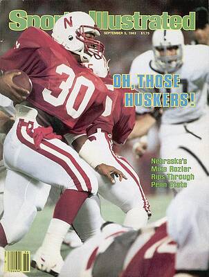 Nebraska Huskers Football Action Photograph