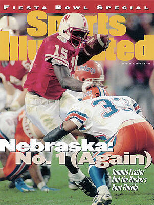 Tommie Frazier in Action Photograph