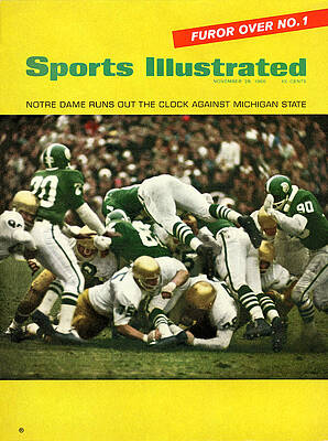 1966 Notre Dame vs. Michigan State Wall Art