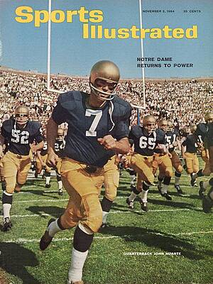 Notre Dame Football Team Charge Wall Art