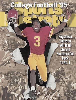 Keyshawn Johnson on Sports Illustrated Cover Photograph