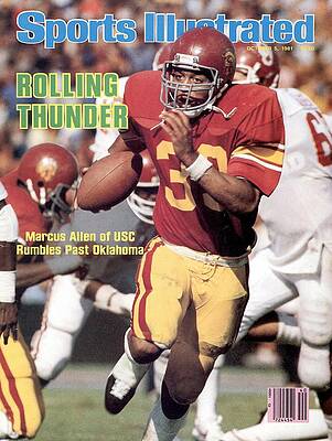 Marcus Allen on Sports Illustrated Cover Photograph