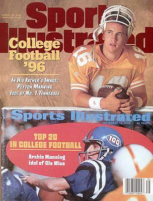 Peyton Manning Sports Illustrated Cover Photograph