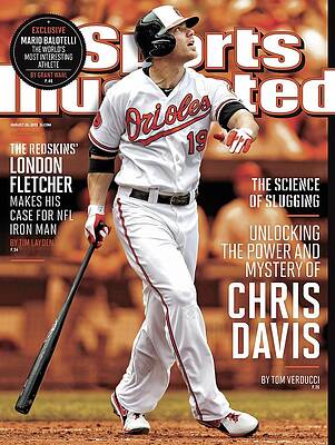 Chris Davis on Sports Illustrated Cover Photograph