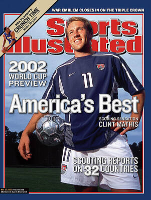 Clint Mathis on Sports Illustrated Cover Photograph
