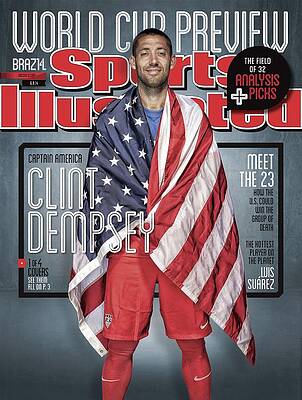 Clint Dempsey on Sports Illustrated Cover Photograph