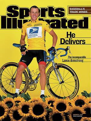 Lance Armstrong on Sports Illustrated Cover Wall Art