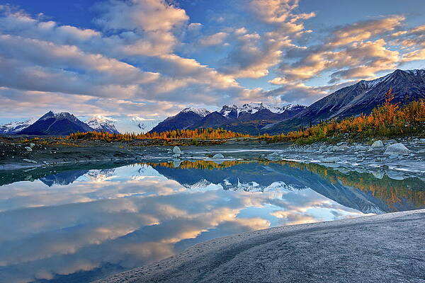 North America Wall Art featuring the digital art Usa, Alaska, Awesome Landscape by Bernd Rommelt