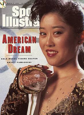 Kristi Yamaguchi with Olympic Medal Wall Art