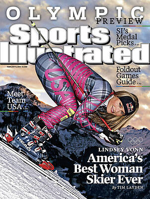 Lindsey Vonn on Sports Illustrated Cover Wall Art