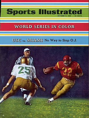 Football Showdown on Sports Illustrated Photograph