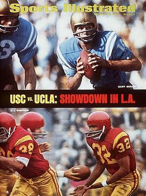 Gary Beban and O.J. Simpson Showdown Photograph