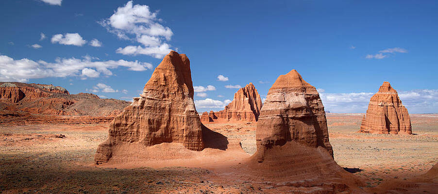 Wall Art featuring the digital art Utah, Capitol Reef National Park, Cathedral Valley by Massimo Ripani