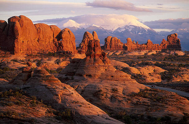 North America Wall Art featuring the digital art Utah, La Sal Mountains by Heeb Photos