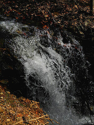 Waterfall Photograph - VA AT Section 4 Waterfall by Raymond Salani III