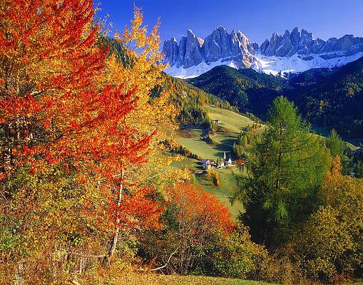 Beautiful Wall Art featuring the digital art Valley Of Funes, Italy by Johanna Huber