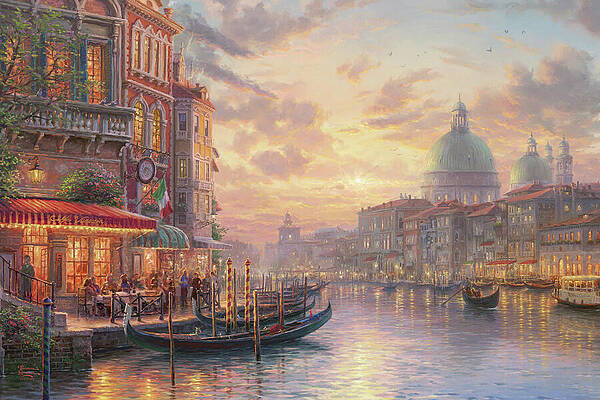 Sunrise Wall Art for Sale by Thomas Kinkade