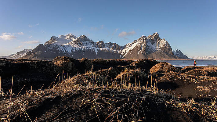 Iceland Wall Art featuring the photograph Vestrahorn Gold by Todd Wilkinson