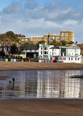 Wall Art featuring the photograph Viking Bay Broadstairs by Shirley Mitchell