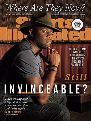 Where Are Wall Art featuring the photograph Vince Young, Where Are They Now Sports Illustrated Cover by Sports Illustrated