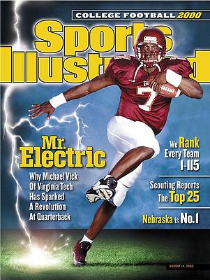 Michael Vick on Sports Illustrated Cover Wall Art
