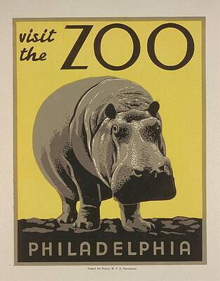 Visit The Zoo Philadelphia Poster Wall Art