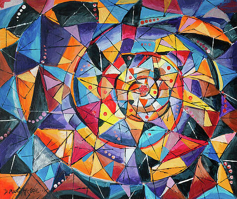 Wall Art featuring the painting Vortex I by Seeables Visual Arts