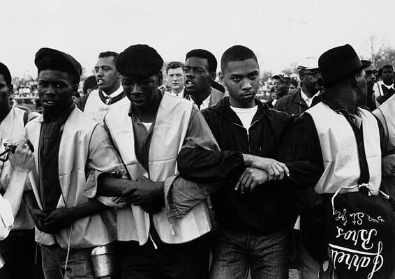Civil Rights March Participants Wall Art