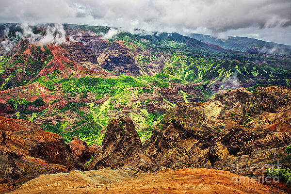 Mountain Photograph - Waimea Canyon by Bruce Block