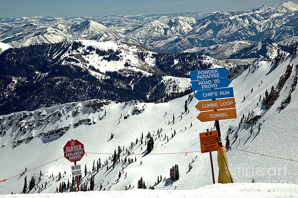 Mountain Wall Art featuring the photograph Waiting For The Powder Paradise Rope Drop by Adam Jewell