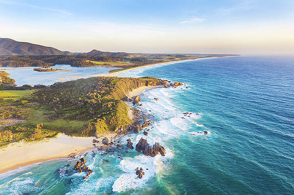 Beach Wall Art featuring the photograph Wallaga by Monamifoto