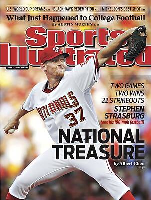 Stephen Strasburg Sports Illustrated Cover Photograph
