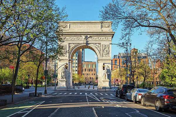 Washington Square Park Arch in Springtime Wall Art