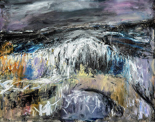 Wall Art featuring the painting The Storm by Jeremy Holton