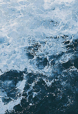 Summer Painting - Waves Of Summer - 04 by AM FineArtPrints