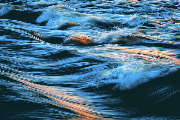 Summer Painting - Waves Of Summer - 05 by AM FineArtPrints