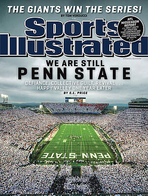 Penn State Stadium Aerial View Wall Art
