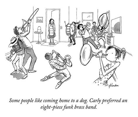 Carly's Welcome Home Brass Band Drawing