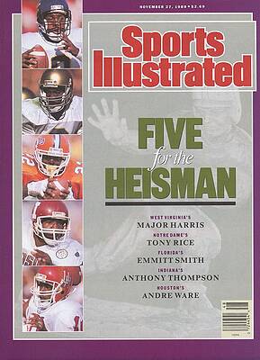 Five for the Heisman Cover, 1989 Photograph
