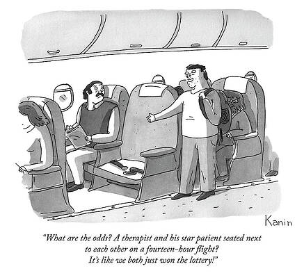 Public Wall Art featuring the drawing What Are The Odds by Zachary Kanin